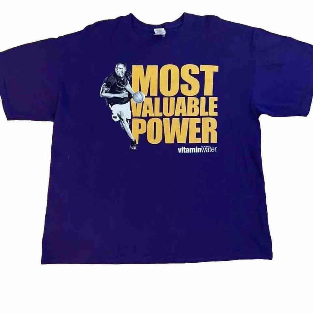 Kobe Bryant Most Valuable Power Mvp Vitamin Water Promo T-Shirt